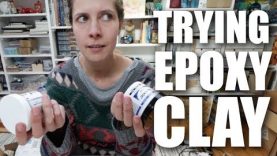 Review: EPOXY clay vs. POLYMER Clay (Apoxie Clay from Aves) 