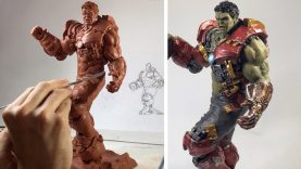 SCULPTING HULK Busting out of Hulkbuster amp The Infinity Gauntlet Avengers End Game