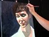 Time Lapse Expressive Portrait painting. Tim Gagnon oilacrylic artwork