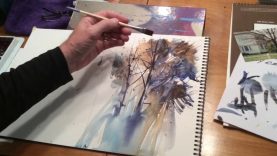 quotLoose Treesquot Instructional Watercolor Video by KEN HOBSON