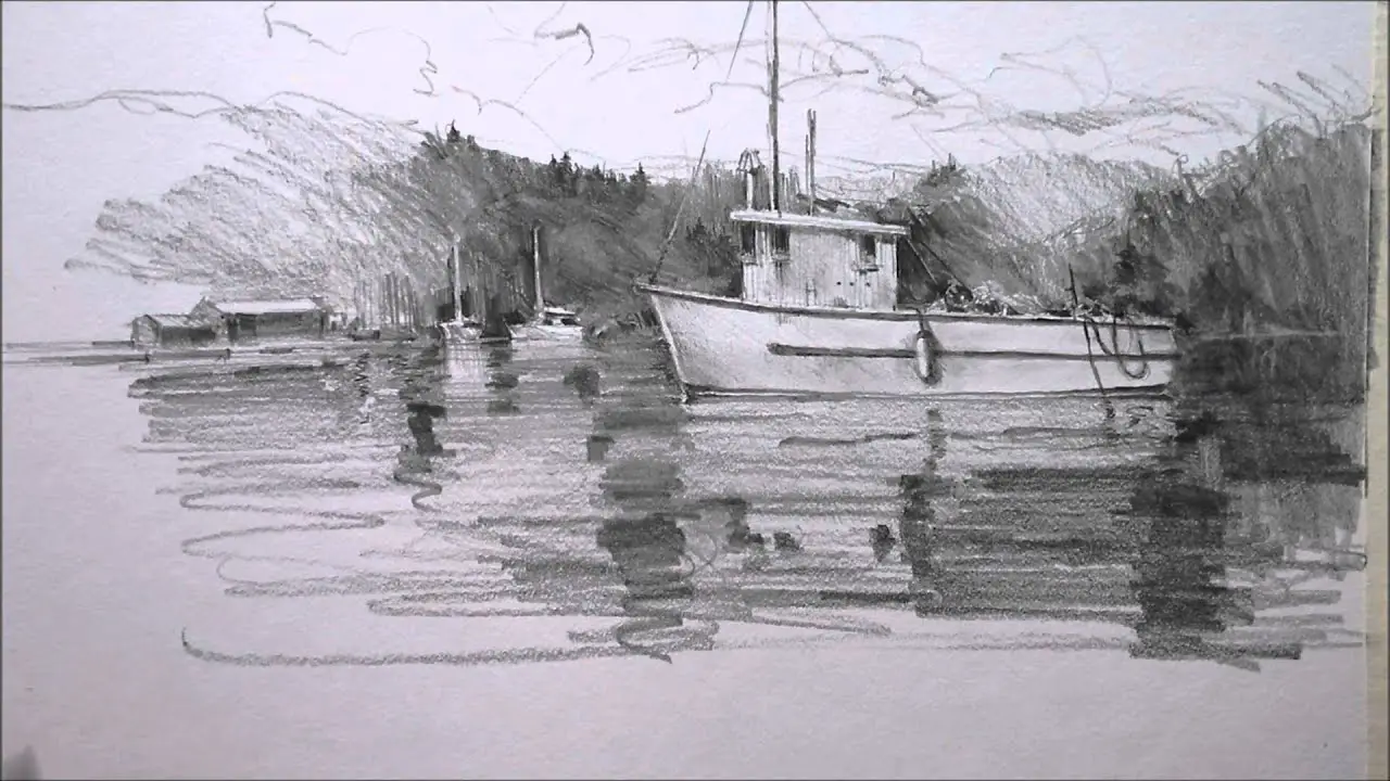 Details more than 141 boat pencil drawing latest - seven.edu.vn