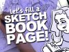SKETCH WITH ME Filling a page in my Sketchbook