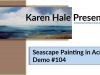 Seascape Acrylic Painting Demonstration 104
