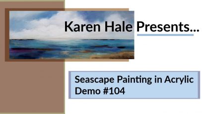 Seascape Acrylic Painting Demonstration 104
