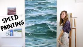 Speed Painting Time Lapse Waves