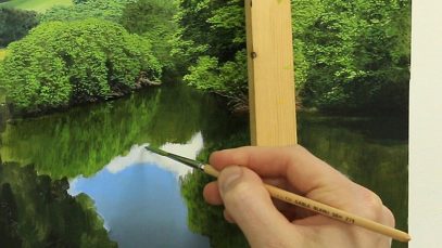 87 How To Paint Reflections On Water Oil Painting Tutorial