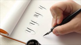 The Letter Y Basic Calligraphy Tutorial