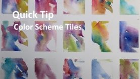 Transparent Watercolor Quick Tip Color Schemes Exercise