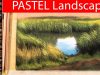 Draw Realistic detailed landscape in pastels pencils