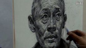 Portrait Drawing in Pencil Old man Portrait 03