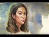 Watercolor Portrait Painting Demo Girl Portrait