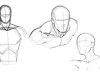 How to Draw Comics Attaching the Head to the Torso