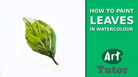 How to Paint Leaves in Watercolour