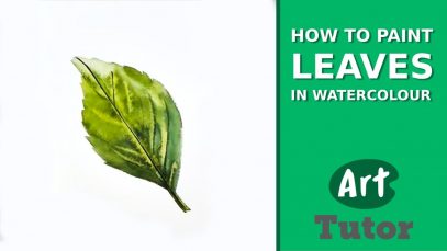 How to Paint Leaves in Watercolour