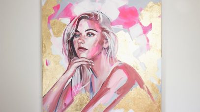 How to paint a portrait in acrylic and oils