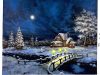 Snowy Winter Night STEP by STEP Acrylic Painting ColorByFeliks