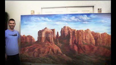 4×8 ft Canvas Desert landscape PART 2