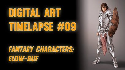 Digital Art Timelapse 09 Fantasy Characters Elow Buf