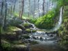 Landscape Painting Misty Forest Creek Paint with Kevin Hill