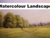 Pencil and Wash Technique Watercolour Landscape Painting