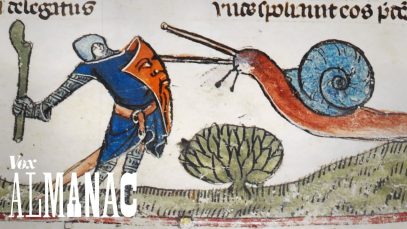 Why knights fought snails in medieval art
