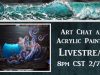 Art Chat amp Acrylic Underwater Ocean Painting Demo Livestream Lachri