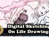 Digital Sketching On Life Drawing 3 Min Pose