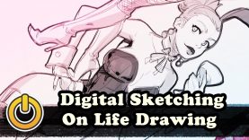 Digital Sketching On Life Drawing 3 Min Pose