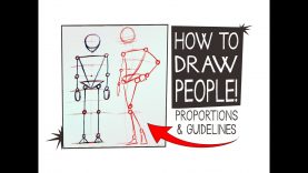 How to DRAW PEOPLE proportions amp Guidelines HTA 10
