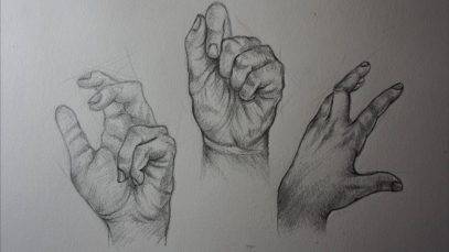 How to Draw Hands with Pencil Step by Step Realistic Hands