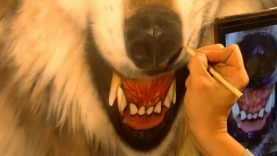 Airbrush Wolf
