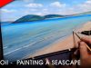 Artist Painting A Seascape In Oils HOW STUNNING
