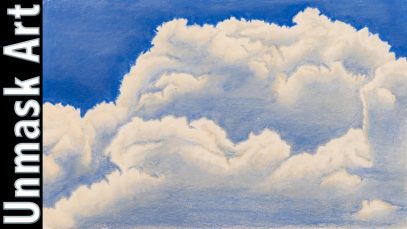 Clouds Colored Pencil Drawing Time Lapse