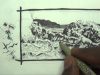 Pen amp Ink Drawing Tutorials How to draw a seascape with waves