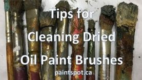 Cleaning Oil Brushes NO SOLVENTS