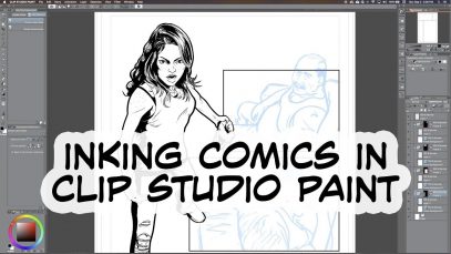 Inking Comics in Clip Studio Paint