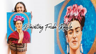 PAINTING FRIDA KAHLO Paint with me Acrylic on Canvas