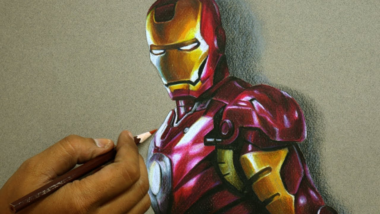 Iron Man, Drawing by Artified__15 | Artmajeur