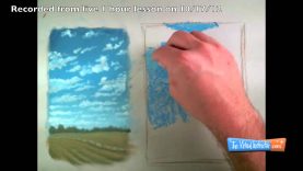 Drawing Clouds with Soft Pastels Two Approaches Time Lapse