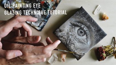 Eye Oil Painting Tutorial Glazing Technique Part 1