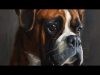 Boxer Dog Time Lapse Oil Painting