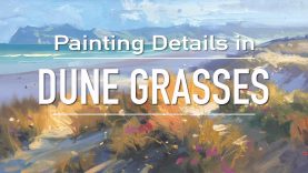 Painting details in Dune Grasses