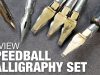 Review Speedball 6 Nib Calligraphy Lettering Set