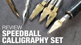 Review Speedball 6 Nib Calligraphy Lettering Set