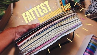 Fattest Moleskine Sketchbook Tour