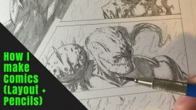 How I Make Comics Layout and Pencils