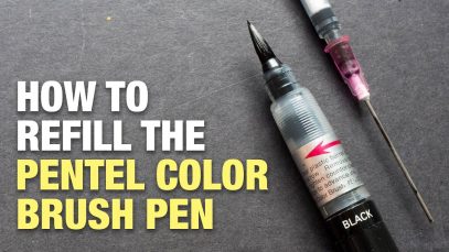 How to Refill Pentel Color Brush Pen