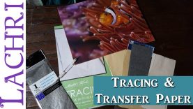How to use tracing and transfer paper acrylic painting tips w Lachri