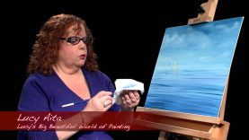 Lucys Big Beautiful World of Painting Sailboat Scene