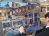 Plein Air Painting outside Carolina Inn The Acrylic Stages DAA 532